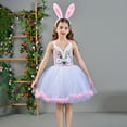 thumbnail image 2 of Godom Girls Dresses Summer Dresses Ruffle Sleeve Tiered Swing Casual Sundress Tween Kid Off Shoulder Dresses, 2 of 7