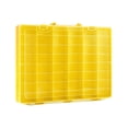 thumbnail image 1 of Luzkey Boîte de Rangement Portable 48 Compartiments Contenant de Rangement Transparent pour Perles Couture Jouets Jaune, 1 of 8