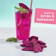 Yammy Dried Dragon Fruit DHF10 Chips for Drinks Refreshers, 1