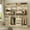 White Oak, variant on iSunirm 72'' Closet System 2-Piece Set with 6 Drawers, Walk-in Closet Organizer System with Hanging Rods and Shelves for Closet Storage, White