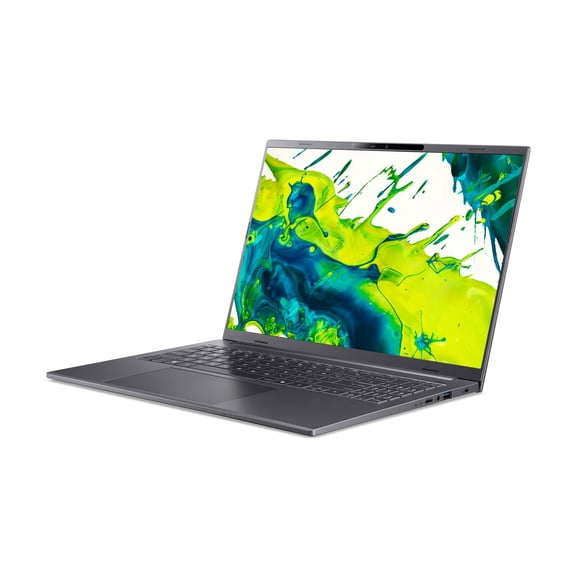 acer Aspire 16 AI Copilot+ PC | 16" WUXGA 120Hz 100% sRGB Display | Snapdragon X | NPU: 45 Tops - GPU: Up to 1.7 TFLOPs | 16GB LPDDR5X | 512GB PCIe Gen 4 SSD | Wi-Fi 7 | A16-11M-X0LW
