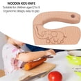 thumbnail image 3 of Wooden Kids Cutter, Fruits Vegetables Bread ChopperChildren Cutting Cooking Toy For Kitchen Pretend Toy, 3 of 8