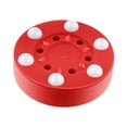 thumbnail image 2 of Almencla Rondelle de Hockey à Roulettes Lisse Portable Rondelle de Hockey sur Glace pour Match Entraînement Extérieur Rouge, 2 of 8
