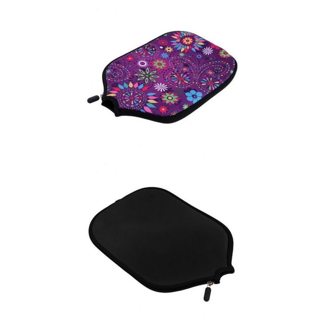 Funda Pala Pickleball shamjiam 2 Piezas de Neopreno Paddle Cubierta Cremallera protectora