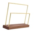 thumbnail image 5 of Milageto Earring Ear Studs Display Storage Rack Wood Base for Desk Tabletop Versatile, 5 of 8