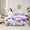Purple, variant on Feelyou Spring Garden Floral Twin Bedding Sets 7-Piece, Farmhouse Flower Bedding Comforter Set, Vintage French Style Reversible Sheet Sets, Luxury Bedroom Decor