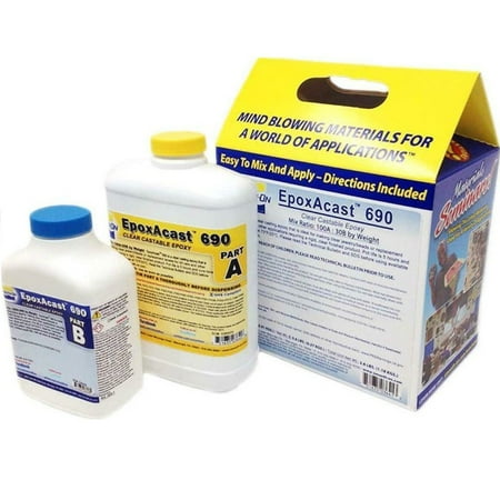 Smooth-On EpoxAcast 690 Clear Casting Epoxy Resin Trial Size