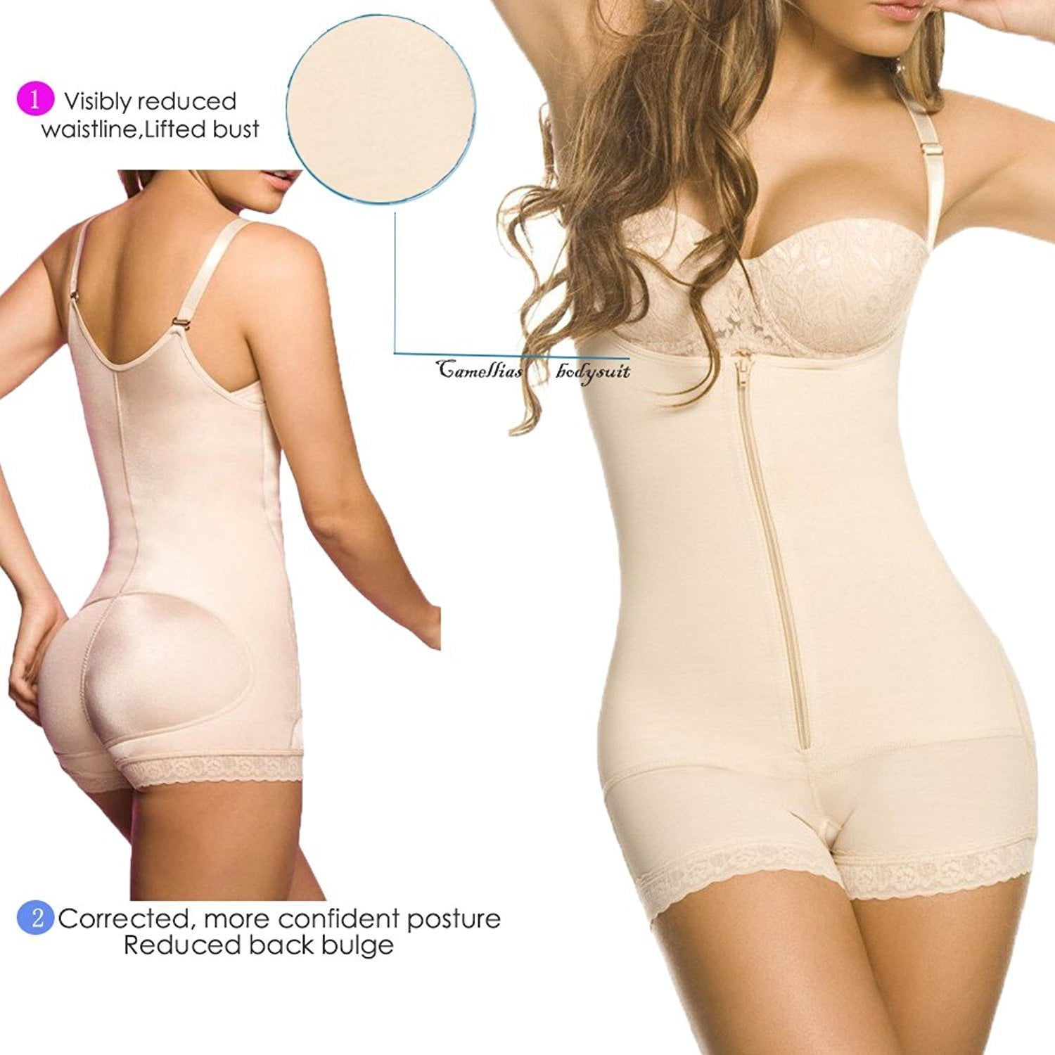 camellias seamless firm control shapewear