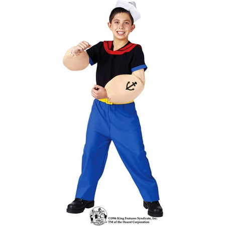 Popeye Child Halloween Costume (Best Halloween Costumes For Yorkies)