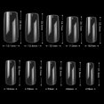 thumbnail image 3 of Acrylic Nail and Glue Gel kit - 3 In 1 Nail Glue and Ba e Gel Slip Solution, 500PCS Coffin Fal e Nail , Nail Cutter and LED Nail Lamp, All-In-One Gel Nail Exten ion Kit, 3 of 8