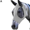 thumbnail image 1 of Shetland/horse/cob/pony Mesh Fly Mask Hood With Ears UV Protection'' H9V8, 1 of 7