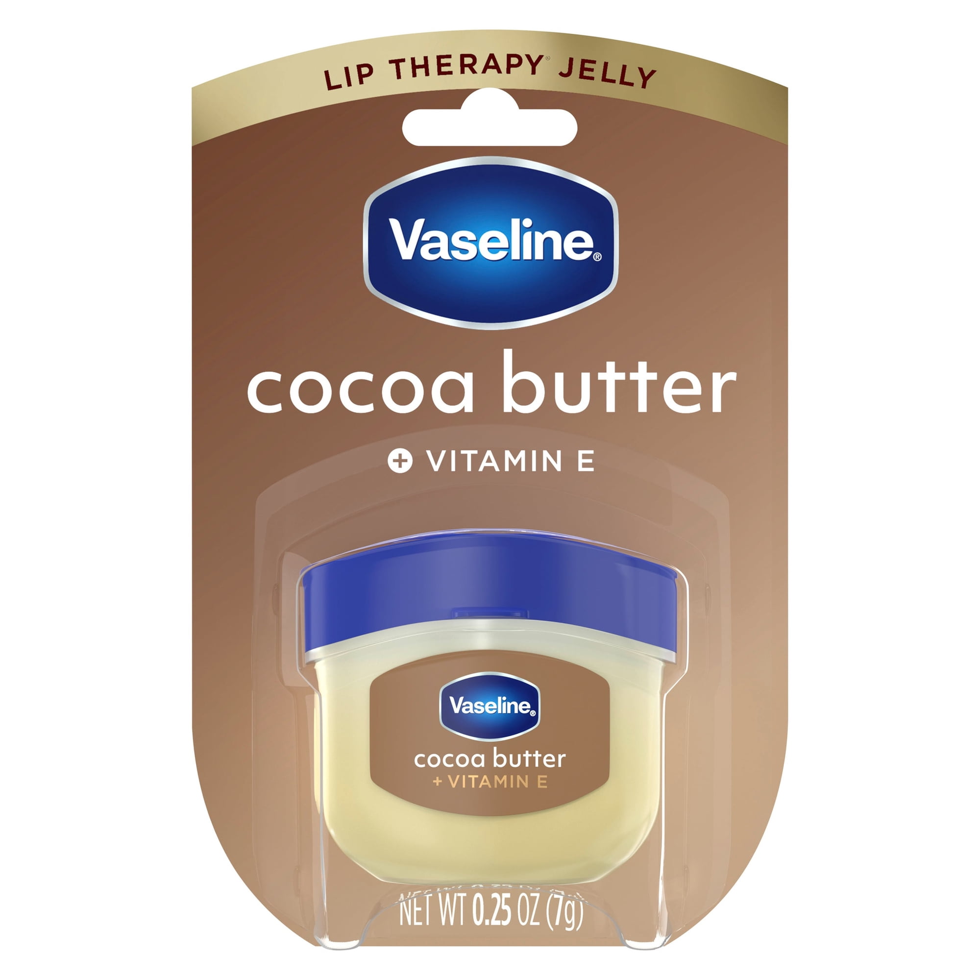 Vaseline Lip Therapy Lip Balm Mini Cocoa Butter ,0.25 oz