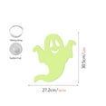 thumbnail image 2 of Wadada Halloween Decorations Outdoor Yard Signs Glow in The Dark Hanging Decor Ghost Tree Scary Yard Sign for Outdoor Patio Yard Lawn Garden Party Decor (Fluorescent Ghost, 10x12 Inch), 2 of 4