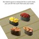 thumbnail image 3 of FOMIYES 4Ud Esteras De Plástico Para Enrollar Sushi En Verde Oliva Para Uso En Casa Ligero Y Fácil De Limpiar, 3 of 6