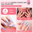 thumbnail image 2 of Set de esmaltes de uñas SAVILAND Mermaid Collection 6 colores, 2 of 7