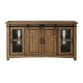 thumbnail image 3 of Martin Svensson Home Chesapeake Solid Wood TV Stand Natural Brown Finish, 3 of 10