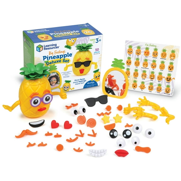 Learning Resources Big Feelings Pineapple Deluxe Set Social Emotional Toys for Toddlers, Ages 3 