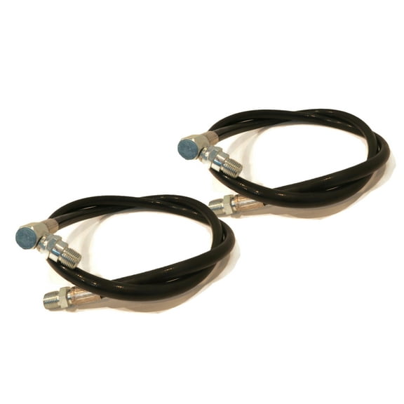 The ROP Shop 2-Pack - Snowplow Hydraulic Pressure Hoses & Swivels for Buyers Products 1304030
