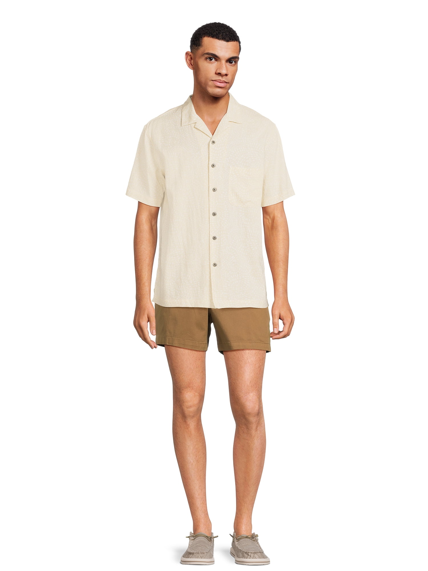George Men's and Big Men's Flat Front Shorts, 5" Inseam, Sizes 30-46