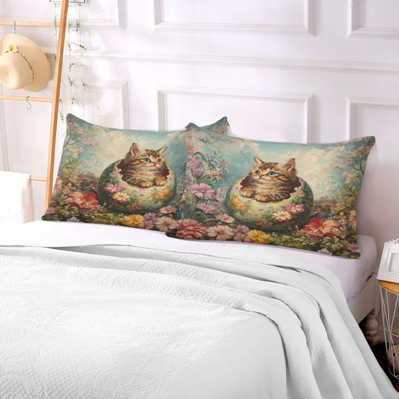 Pillow Case Plush Pillow Floral Hatchling Case standard size/King size/Queen size Bed Pillow Pillowcases