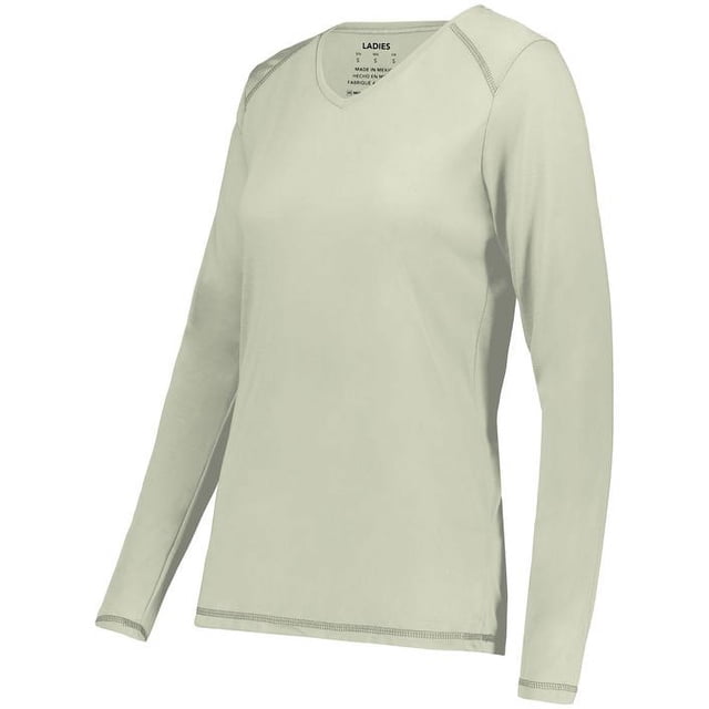 AUGUSTA SPORTSWEAR LADIES SUPER SOFT-SPUN POLY LONG SLEEVE TEE