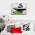thumbnail image 5 of EastSmooth  Zen Decor Bathroom Wall Art Spa Still Life With Green Bamboo Pictures Grey Stone Painting Prints Modern Canvas Artwork Spa Meditation Yoga Room Home Bedroom, 5 of 5