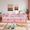 Pink, variant on Twin XL Platform Bed with Full-length Guardrails and Storage Drawers, Platform Bed with Slat Support, No Box Spring Needed, White