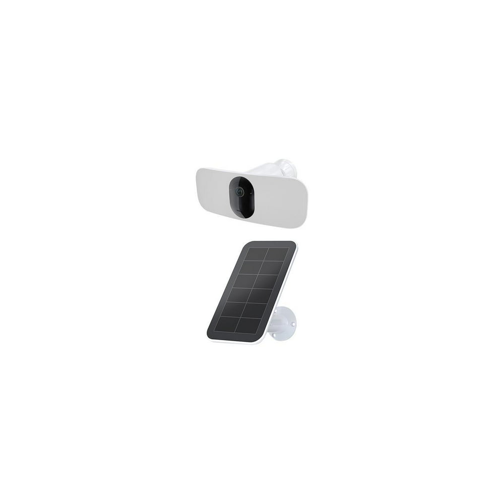Arlo Pro 3 Floodlight Camera + Solar Panel, Wireless Home Security Camera