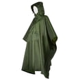 thumbnail image 4 of Poncho al aire libre Hombres Mujeres Impermeable Ropa impermeable Poncho a prueba de lluvia con rayas reflectantes Maboto Poncho al aire libre, 4 of 7