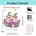 thumbnail image 2 of Decorr Halloween Acrylic Tabletop Decor, 7.87" Pink Cute Ghost Pumpkin Freestanding Ornament, 2D HD Print Waterproof Halloween Decorations for Farmhouse Mantel Tiered Tray &Fall Home Layout, 2 of 7