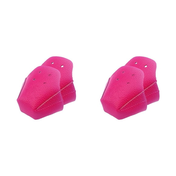 Naiovety 1 par de protectores para los dedos de los pies, protección consistente de cuero PU, protectores para los dedos de los pies de los Type5 NO5