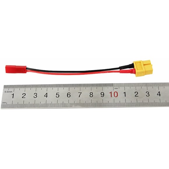 OliYin 3pcs RC XT60 Female to JST Female Charging Adapter Lead Plane Car Helicopter Charger