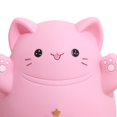thumbnail image 2 of Cartoon Cat Piggy Bank Saving Bank Cartoon Cat Shaped Money Box Coins Storage Box Home Decor Ornament Children Toys Gifts Pink S 13x11x15cm, 2 of 4