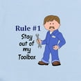 thumbnail image 2 of CafePress - STAY OUT OF MY TOOLBOX Body Suit - Baby Light Bodysuit, Size Newborn - 24 Months, 2 of 4