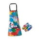 thumbnail image 4 of Delantal para niños Delantal artístico multifunción con bolsillo Delantal de pintura fácil de limpiar con 2 mangas para trabajos manuales Alimentación S, 4 of 10