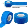 thumbnail image 2 of 12 Pieces Adhesive Bandage Wrap Stretch Self-Adherent Tape for Sports, Wrist, Ankle (1 Inch), 2 of 7