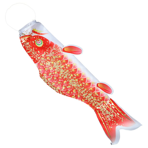 Decorative Japanese Style Carp Pendant Chic Novel Fish Flag Carp Streamer 