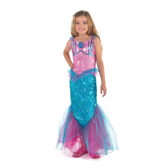 Girls' Sea Life mermaid Costume M. Walmart Exclusive.