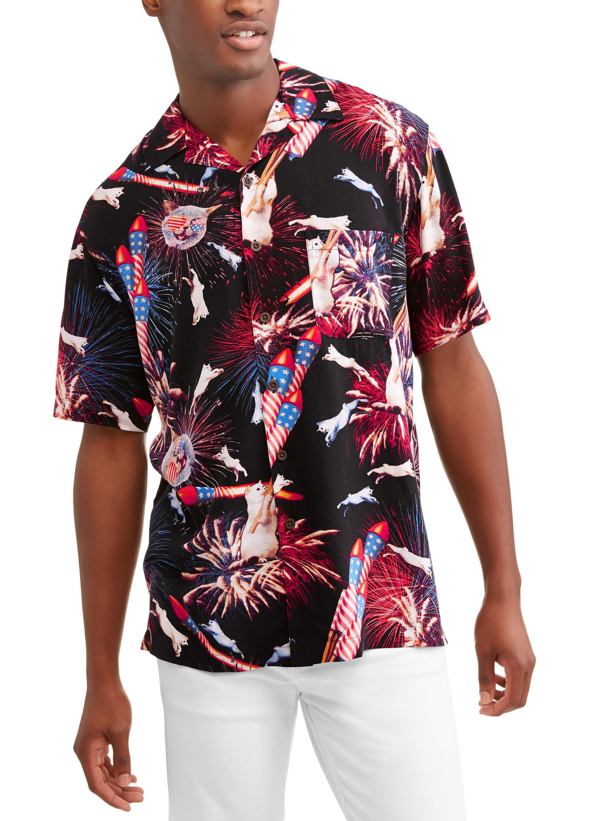 Short Sleeve Rayon Woven Shirt