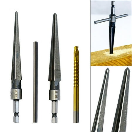 

4Pcs Taper Reamer Kit With Drill Bit Deburring Handheld Reamer Chamfer Reaming