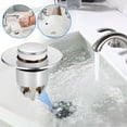 thumbnail image 2 of 2Pcs Wash Basin Bounce Drain Filter No Overflow Pop Up Bathroom Sink Drain Stopper 1.3'' - 1.57" Diameter, 2 of 7