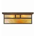 thumbnail image 2 of Meyda Tiffany 130112 Hyde Park Double Bar Mission 2 Light 22" Wide Flush Mount Ceiling, 2 of 7