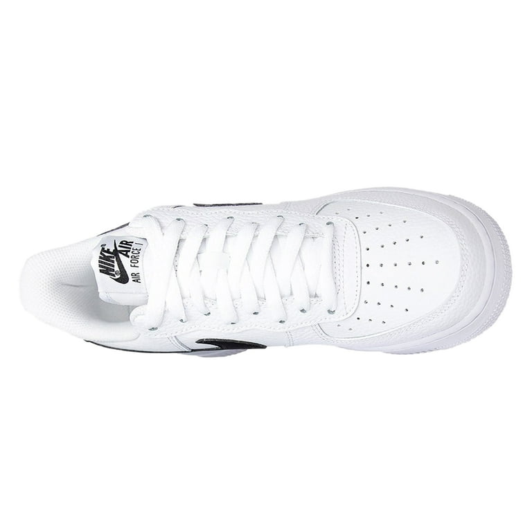 Nike Men's Air Force 1 Low '07 White/Black Leather Sneaker Nike Men's Air Force 1 Low '07 White/Black Leather Sneaker