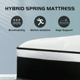 thumbnail image 4 of lemontalking 12" Gel Memory Foam Spring Hybrid Mattress in a Box,Twin Mattress, 4 of 7