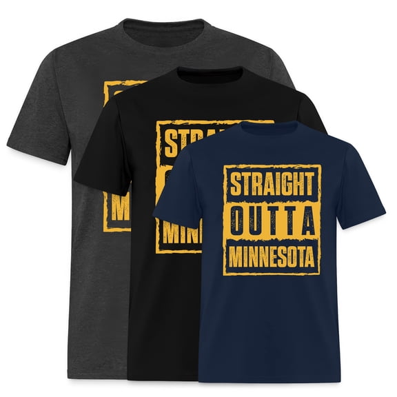 EcoLoom Straight Outta Minnesota Short Sleeve Unisex T Shirt