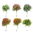 thumbnail image 3 of Ounissouiy 10 flores artificiales de bajo mantenimiento y larga duración para cualquier ocasión flores decoración del hogar flores falsas Decoración del hogar rojo 1, 3 of 6