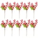thumbnail image 2 of Matsuzay 10 Uds. De bayas artificiales ecológicas ABS para plantas, no fáciles de deformar y económicas, no tóxicas Decoración Rojo 25cm, 2 of 6