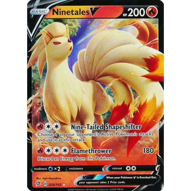 Pokemon Rebel Clash Ninetales V 26 Walmart Com