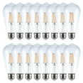 thumbnail image 3 of Great Value ST19 Vintage LED Light Bulb, 5-Watt (60W Equivalent), Daylight, Dimmable, E26, 16 Pack, 3 of 10