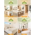 thumbnail image 6 of ZJQYDS Flush Mount Ceiling Light, 12 Inch Large Ceiling Light Fixture Gold, 3-Light Globe Glass Farmhouse Kitchen Lighting Fixtures for Bathroom, Hallway, Dining Room (Bulb Not Included), 6 of 15